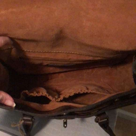 Patricia Nash Leopard Haircalf purse - Picture 5 of 13